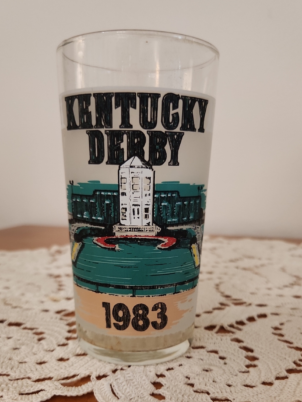 Kentucky Derby Glass - 1983